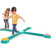 B. toys - Balance &amp; Build, ge&ccedil;meli denge seti, klasik | Toplam 13 par&ccedil;adan oluşur &ndash; 8 ge&ccedil;meli kiriş ve 5 duyu tabanı farklı y