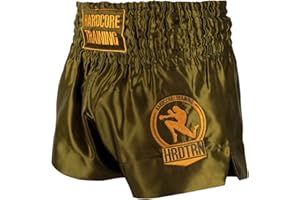 Hardcore Training Classiс Muay Thai Short Boxe Homme Noir Blanc Bleu Rouge Kickboxing Sparring MMA Combat Thaiboxe