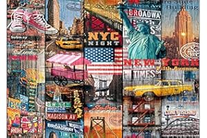 d-c-fix Pellicola Adesiva per mobili Manhattan PVC plastica vinile impermeabile decorativa per cucina, armadio, porta carta rivestimento 45 x 200 cm