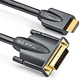 deleyCON 0,5m HDMI zu DVI Kabel - HDMI Stecker zu DVI Stecker 24+1-1080p Full HD HDTV 1920x1080 - vergoldete Kontakte - TV Be