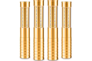 CIVANER 4 Stück LED Stroboskoplicht Taktstock Licht LED Flasche Service Licht hell wiederaufladbar LED Licht Champagner Flasche Handlicht Topper für Nachtclub Hochzeit Party Konzert Event Outdoor (Gold)