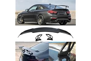 MUTUSAISI Car 140 * 20cm Universal GT Style Rear Boot Lid Big Racing Lip Spoiler Wing Compatible with BMW AUDI Mercedes-Benz Accessories
