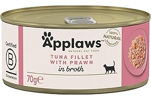Applaws Mokra Karma dla Kota, Tuńczyk/Krewetki, 24 x 70 g