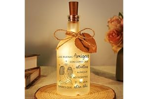 Vetbuosa Regalo de Reyes Magos para Amigas Originales, Regalo Amiga Cumpleaños luz LED, Regali para Mejor Amiga, Amigo y Hermana De Cumpleaños San, Regali para Amiga