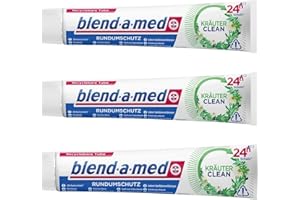 3 x Blend-a-med KräuterClean pasta do zębów wszechstronna ochrona - po 75 ml