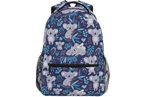 JUMPBEAR Backpacks School Bookbags Casual Daypack Travel Outdoor Backpack for Boys Girls Womens Mens Teenage Koala