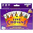 Awestuffs Five Crowns Card Game Rummy Style Card Game Family Game Party Game | Family Board Games for Adults and Kids - Ages 8 and up, 2 to 8 Players (Five Crowns)