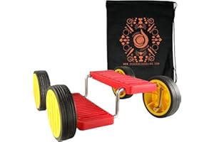 LEISURE GO AND CASCADE JUGGLING Pedal Go - Fun Balance Prop Step Fun Wheels - Includes Cascade Bag