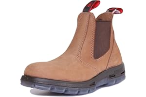 Redback UBCH Buty Chelsea, Nubuk Crazy Horse z Australii, brązowe