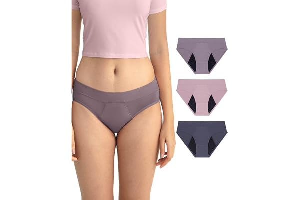 Neione Culotte Menstruelle Flux Moyen Hipster en Modal Doux pour Règles Post Partum