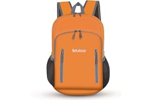Bekahizar 20L Zaino pieghevole, ultra leggero impermeabile piccolo zaino da viaggio per donna uomin bambini campeggio trekking viaggi sport