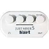 Maker hart Just Mixer S - 3 channel 3.5mm stereo input/output Mini Audio Mixer Battery/USB Powered Portable Pocket Audio Mixe