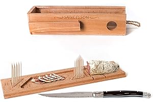 CÉCOA- Cave A Saucisson + Presentoir + Couteau