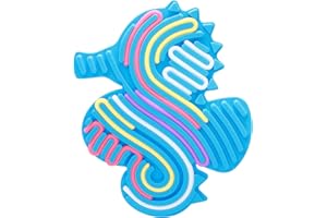 HOPIHY Seahorses Sensory Activity Board, Silicone Fidget Board For Kids Adults, ADHD Fidget Toys Sensory Board for Stress Relief, Sensory Toys For Autism Calm Down, Duble Sided Design for Fine Motor Skill