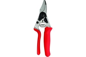 FELCO 17 sécateur bypass gaucher avec poignée tournante, lame en acier trempé 42 mm, ergonomie compacte pour main moyenne, coupe jusqu’à 20 mm, amortisseurs, outil professionnel suisse