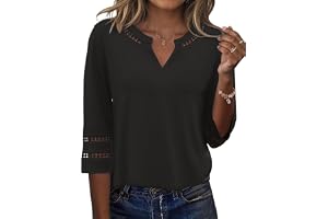 Rapbin blus damer elegant 3/4-ärm skjorta V-ringad sommar tunika spets broderad vintage topp 2026 mode toppar