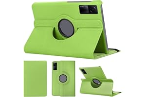 SWEIMEN Etui kompatybilne z Xiaomi Redmi Pad SE, 11 cali, etui ze skóry PU, obracane o 360°, pod wieloma kątami, stojak, etui ochronne