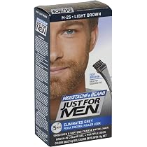 Just For Men Brush-In Color Gel Bartfärbung, Hellbraun, 28,4 G – In 5 Minuten