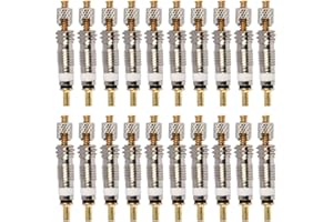 FOROREH 20PCS Valvola Presta Valvola Sclaver e valvola Francese valvola Bici da Strada valvola Tubolare per Bicicletta