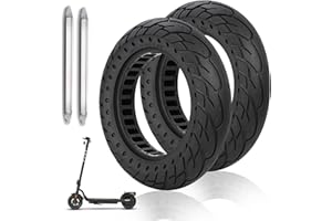 ANSENI Ruedas Macizas 10Pulgadas(10x2.125) para patinete Xiaomi 4 lite(2nd gen),Rueda de Repuesto Antipinchazos Compatible con Smartgyro Ziro,Vivobike S2 Max,S3 Max,Navee V25i Pro(2Uds)