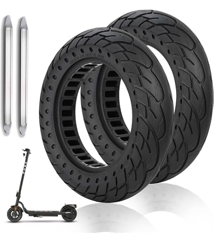 Pneu Arrière Tubeless 60/65-6.9 Pour Segway Ninebot E2 PRO / E2 PROE / E2 PROD - Caoutchouc Antidérapant 10 Pouces - 6