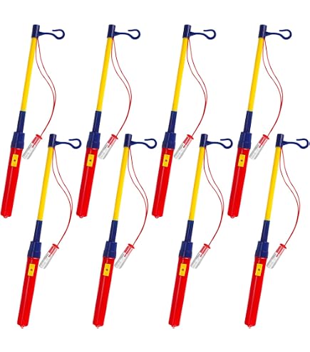10 x bâton Lampion avec lumière LED pour la parade des lanternes Sint Maarten Halloween