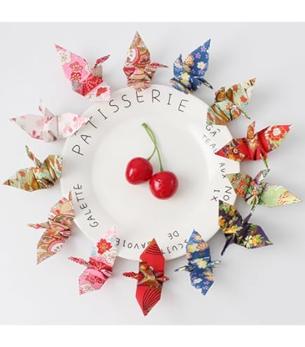 100 Origami Papier Crane Washi Verschillende Patronen Japanse Print Gemaakt Van 3 81cm 1 5 Inch Voor Bruiloft Decor Origamipolly 1296570238