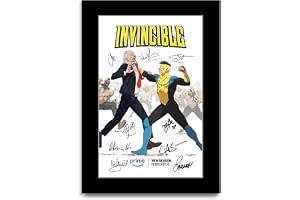 HWC Trading Invincible Gåvor Tryckt Signerad Autograf Affisch För Tv Memorabilia Fans (ID-003258) - A4 Endast Utskrift