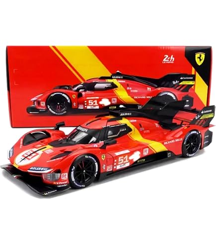 Ferrari Course Collection Bburago Ferrari 296 GT3 1:43 - Voiture De Collection En Alliage Avec