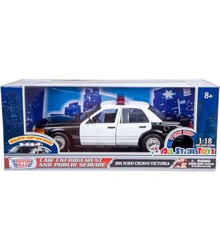 School Bus Police Department - Miniature échelle 1/24 17.80cm