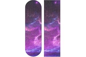 Mnsruu Purple Night Sky Skateboard Grip Tape Sheet Scooter Deck Sand Paper 9" x 33"