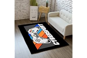 STICKER SUPERB. Alfombra Decorativa Antideslizante Para Gamer, Felpudo Para el Hogar, Dormitorio, Sala de Estar, Baño, Pasillo, Suelo,Interior Exterior, Alfombra de Juegos Para Niños (Color C,80x160 cm)
