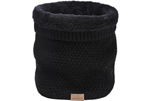Figarge Winter Halsschlauch Herren Thermal Fleece Schlauchschal Loop Schal Damen Herren Fleece Halswärmer Winter Neckwarmer Halstuch Schlauch Nackenwärmer für Fahrrad Motorrad Skifahren