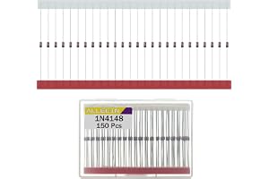 ALLECIN 1N4148 Switching Diode 200mA 100V IN4148 Axial Diodes DO-35 200mA 100Volt (Pack of 150)