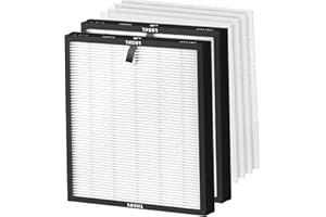 DAODEFUL HY4866 Ersatzfilter für MORENTO HY4866 HY4866-WF Luftreiniger 3-in-1 H13 Ersatz HEPA Filter Hocheffizienter Aktivkohle und Vorfilter (2 Filter + 4 Vorfilter Baumwolle)