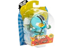 FART NINJAS Fart Ninja | Figurines de Collection Deja Poo Series 9 | 10 bruits de Pets d’Un réalisme hilarant | 5 Ans et + Cadeaux et Jouets 8 à Collectionner, Teal