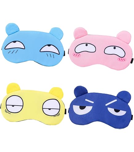 Maschera Per Dormire Con Morbida Benda In Peluche Benda Sull'occhio In