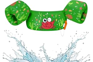 HeySplash Chaleco de Natación para Bebé, Manguitos Flotantes Entrenamiento para Nadar Flotador de Brazos