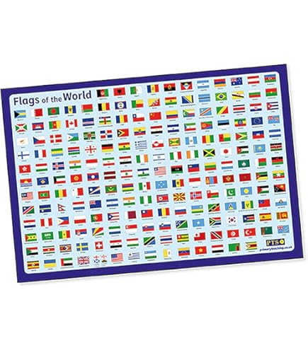 Poster Bandiere Del Mondo Sumbox - Educativo Per Bambini 297x420 Mm - Foto 10