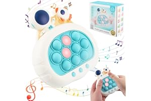 Jeu Fidget Électronique, ZoneYan Pop It Fidget Toy, Jeu Pop Portable, Jeu Puzzle Pop-It, Pop It Jeux, Popping-Jeux , Machine Jeu Puzzle-Pop, Electronic Whack Mole Game (Pilote)