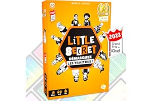 ATM Gaming Little Secret - Jeu de société - Concept de l'Imposteur - Jeu d’Ambiance et de Bluff en Famille et Entre Amis - Jeu de Cartes dès 10 Ans - Saurez-Vous démasquer Les traîtres ?