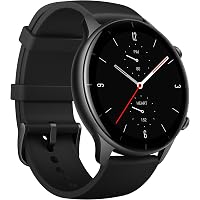 Amazfit GTR 2e SmartWatch, 2.5D Curved Bezel-Less Design, 1.39 Always-on AMOLED Display, SpO2 & Stress Monitor, Built-in…
