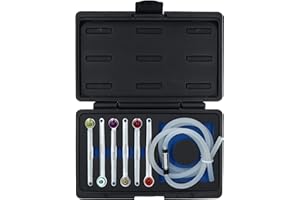 AB Tools-US Pro Clé de Purge d'embrayage de Frein Ensemble. Douilles 12 Points.7-12mm 6pc