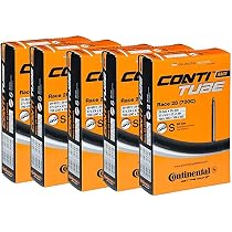 5 Continental Race 28 Fahrradschläuche Für 700x20-25 Mm Reifen + 2 Reifenheber – Presta-Ventil 80 Mm