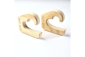 Bar Jak Gripz- Premium Gym Pull Up Handle, Neutral Hand Grips, Chin Ups, Multi Functional Strength Training Grip, Barbell Rows, Assistance Resistance Bands.