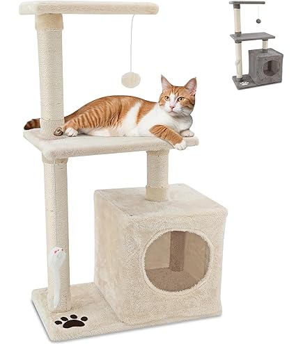 Lettiera Chiusa Per Gatti Flamingo - Con Filtro Carbone, Porta A Battente, 56x39cm, Facile Da Pulire - Foto 6