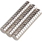 Tinxi 50 Stücke Neodym Mini Magnete Magnet Minimagnet Supermagnete Haushaltsmagnete Pinnwand 8 x 3 mm