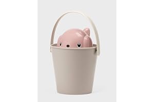 United Pets Crock Secchiello Porta Crocchette per Cani| Contenitore per alimenti secchi per animali domestici con coperchio e paletta | Capienza: 2 kg | Rosa | Made in Italy |by Stefano Giovannoni