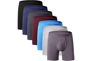 YOULEHE Boxershorts Herren Multipack Männer Unterwäsche Bambusfaser Unterhosen Men Retroshorts Boxer