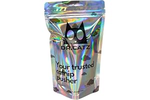 GENERICO Erba gatta Catnip Premium, Nepeta Cataria per gatto, PusherBox 25gr + 4JointCatz by Dr.Catz